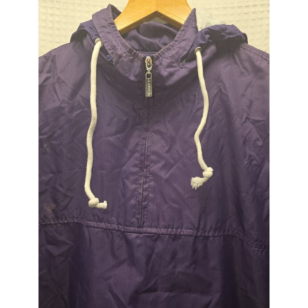 Liz Claiborne purple Acadia anorak windbreaker jacket small stain - Picture 2 of 10
